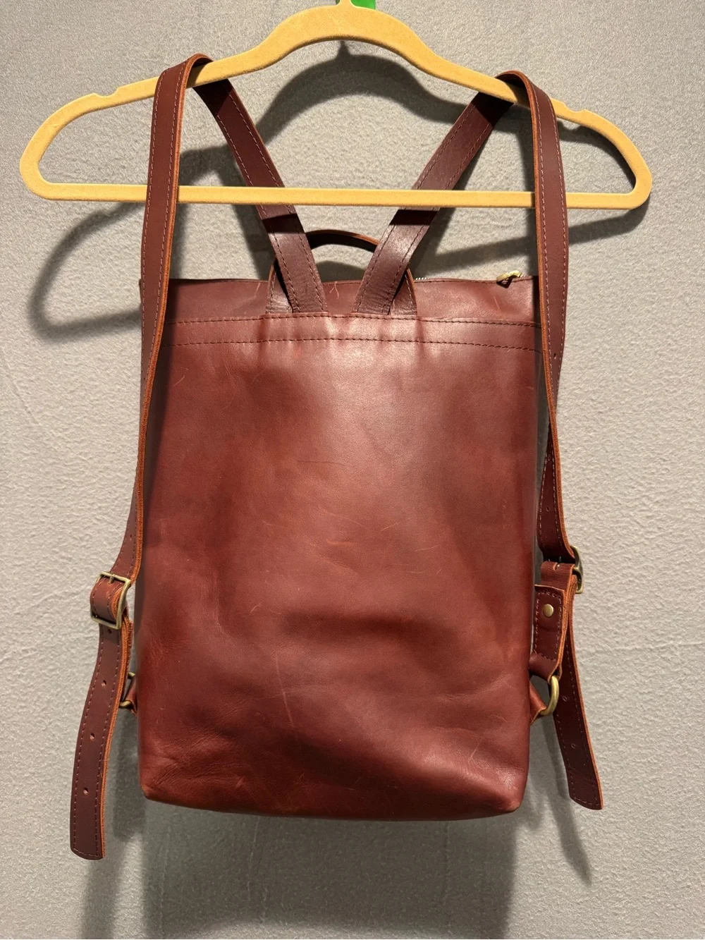 Leather Laptop Backpack with leather laptop  sleeve for Women - Portland Leather
